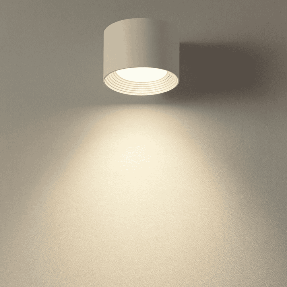 Wall Lamp Circular LED Wood Accent