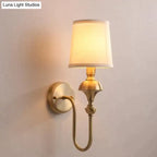 Wall Lamp Copper Finish Single Or Double Head