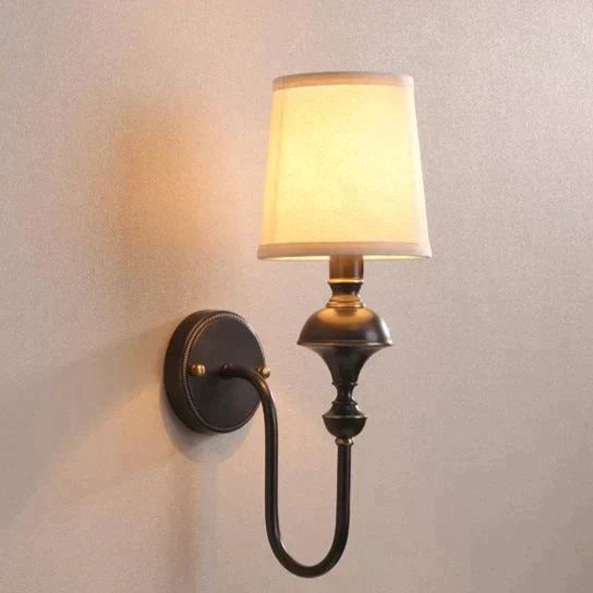 Wall Lamp Copper Finish Single Or Double Head