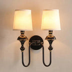 Wall Lamp Copper Finish Single Or Double Head