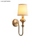 Wall Lamp Copper Finish Single Or Double Head
