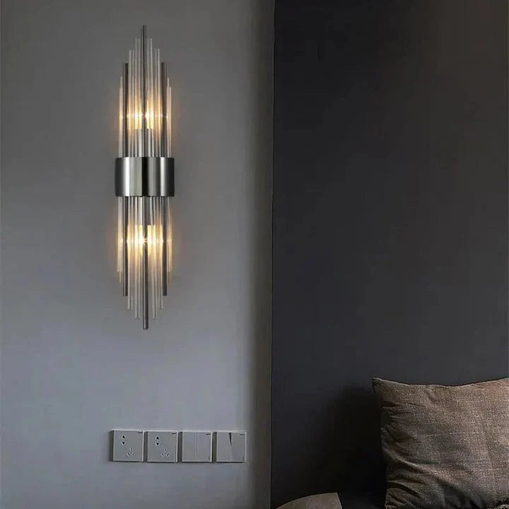 Wall Lamp Crystal LED Gold Finish 35 cm