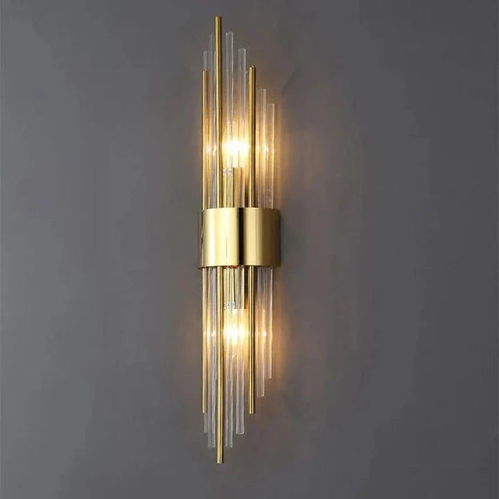 Wall Lamp Crystal LED Gold Finish 35 cm