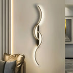 Wall Lamp Curved LED Dimmable Remote Control