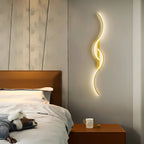 Wall Lamp Curved LED Dimmable Remote Control