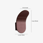 Wall Lamp Curved Metal Integrated LED