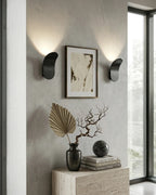 Wall Lamp Curved Metal Integrated LED