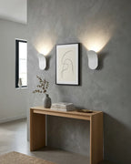Wall Lamp Curved Metal Integrated LED