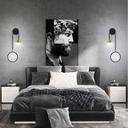 Wall Lamp Dimmable LED Black Aluminum