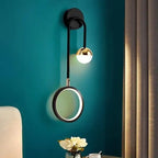 Wall Lamp Dimmable LED Black Aluminum
