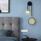 Wall Lamp Dimmable LED Black Aluminum