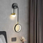Wall Lamp Dimmable LED Black Aluminum