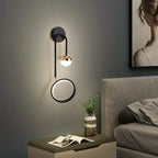Wall Lamp Dimmable LED Black Aluminum