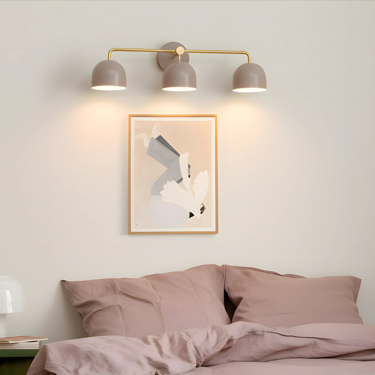 Wall Lamp Dome Shade Scandinavian Metal 2-3 Lights