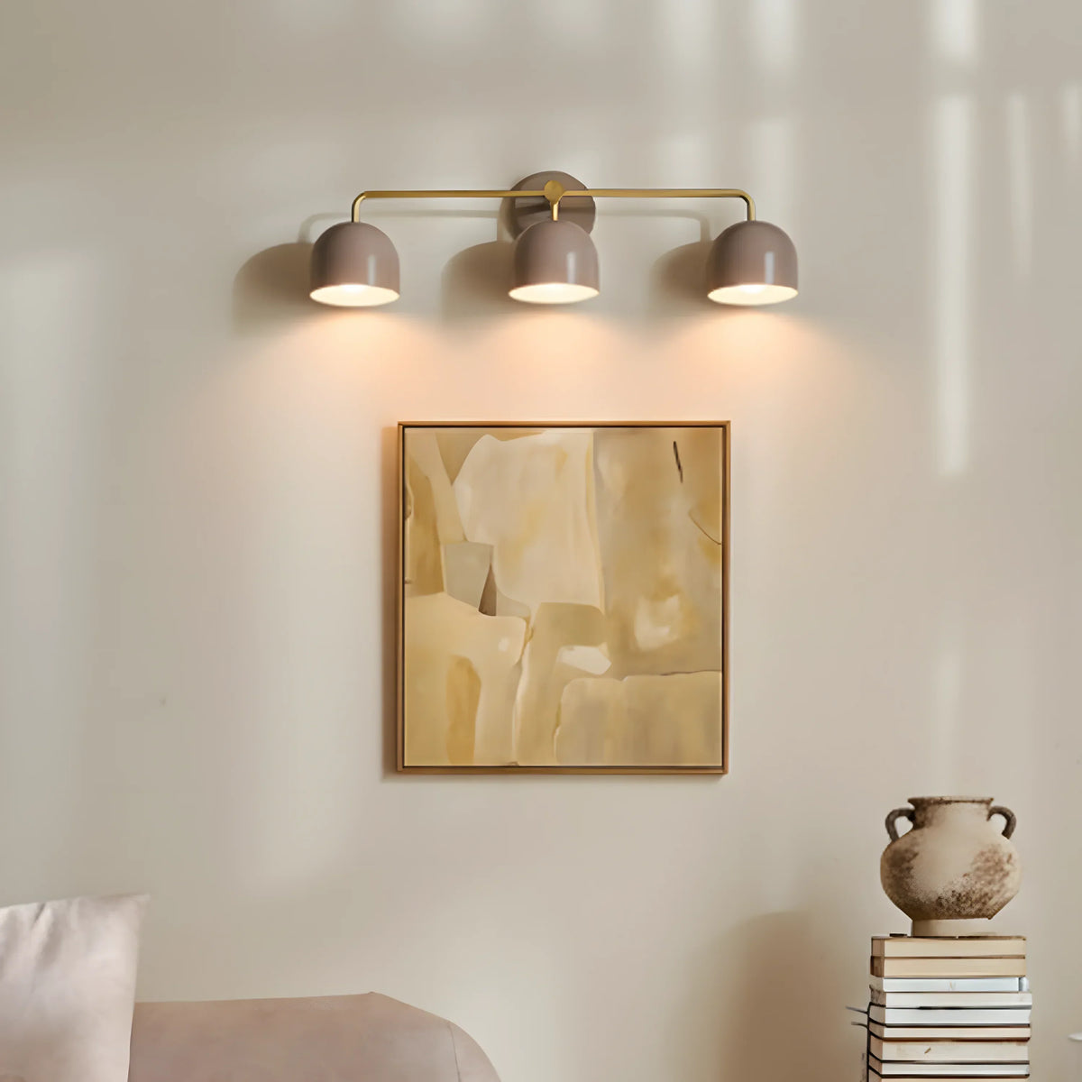 Wall Lamp Dome Shade Scandinavian Metal 2-3 Lights