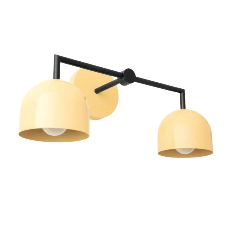 Wall Lamp Dome Shade Scandinavian Metal 2-3 Lights