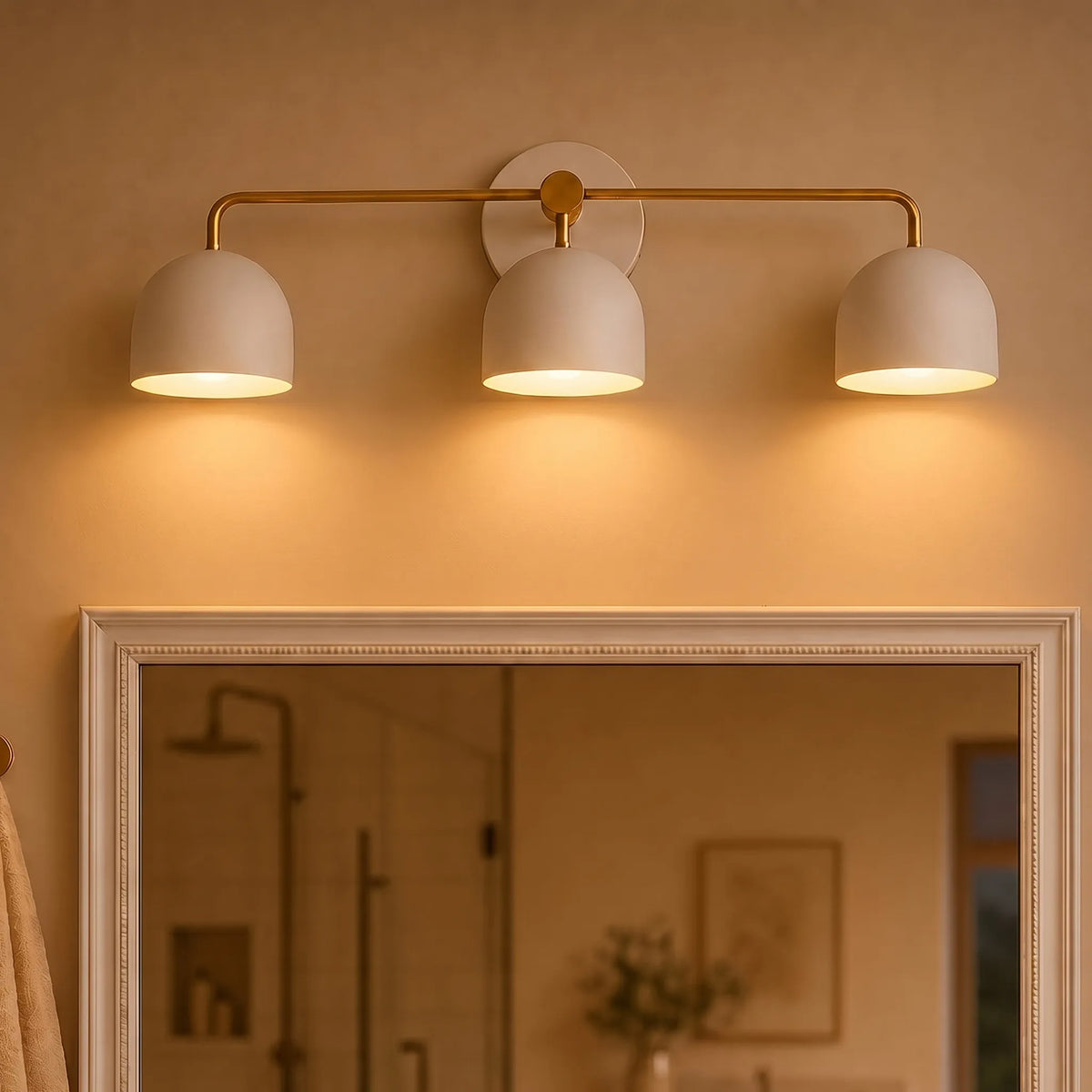 Wall Lamp Dome Shade Scandinavian Metal 2-3 Lights