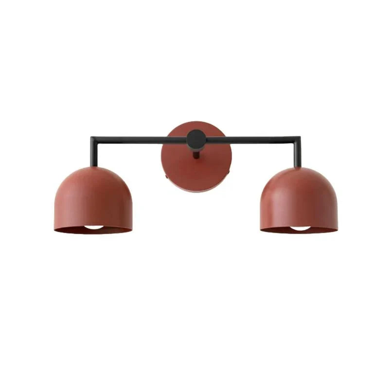 Wall Lamp Dome Shade Scandinavian Metal 2-3 Lights