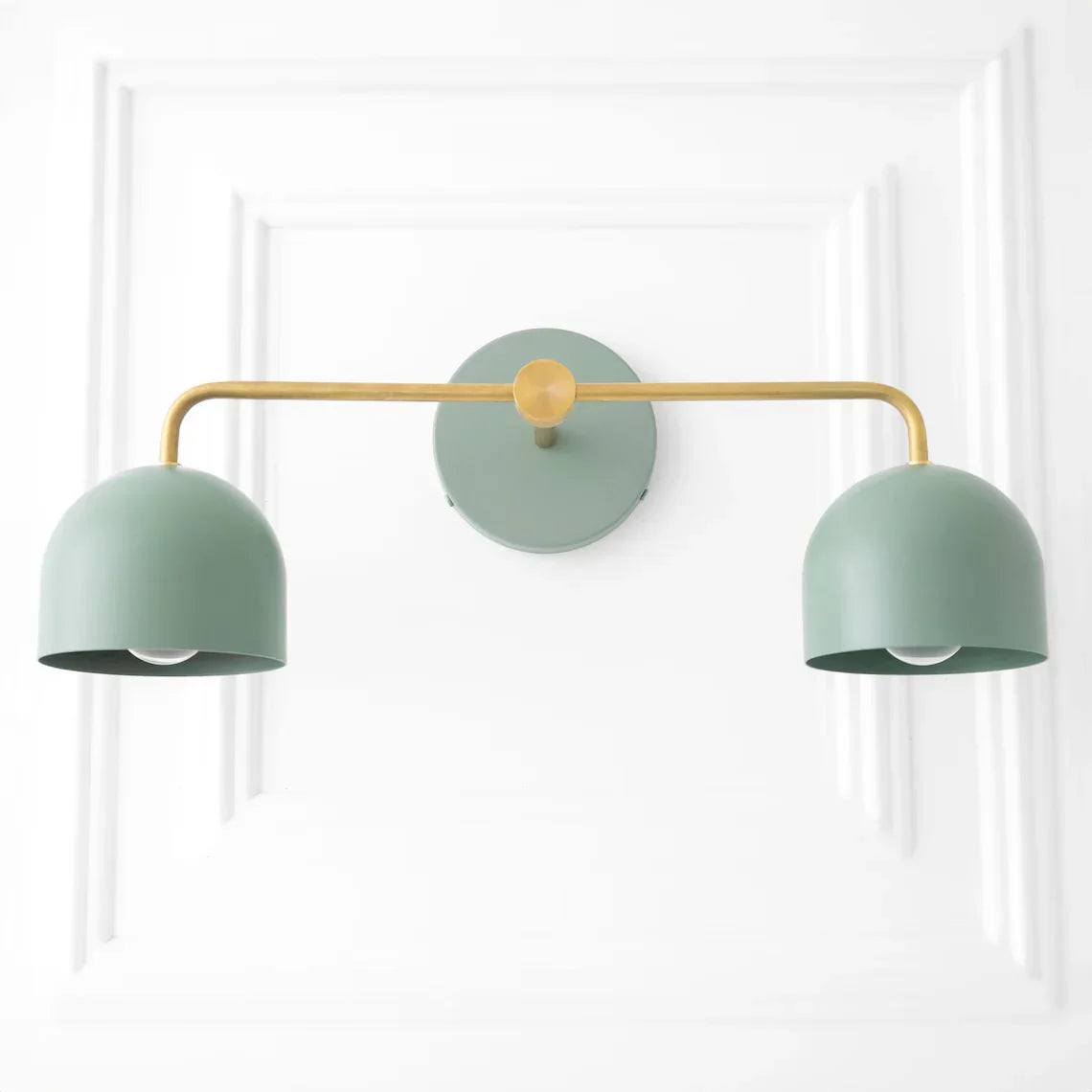 Wall Lamp Dome Shade Scandinavian Metal 2-3 Lights