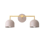 Wall Lamp Dome Shade Scandinavian Metal 2-3 Lights