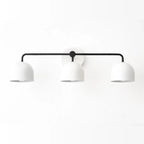 Wall Lamp Dome Shade Scandinavian Metal 2-3 Lights