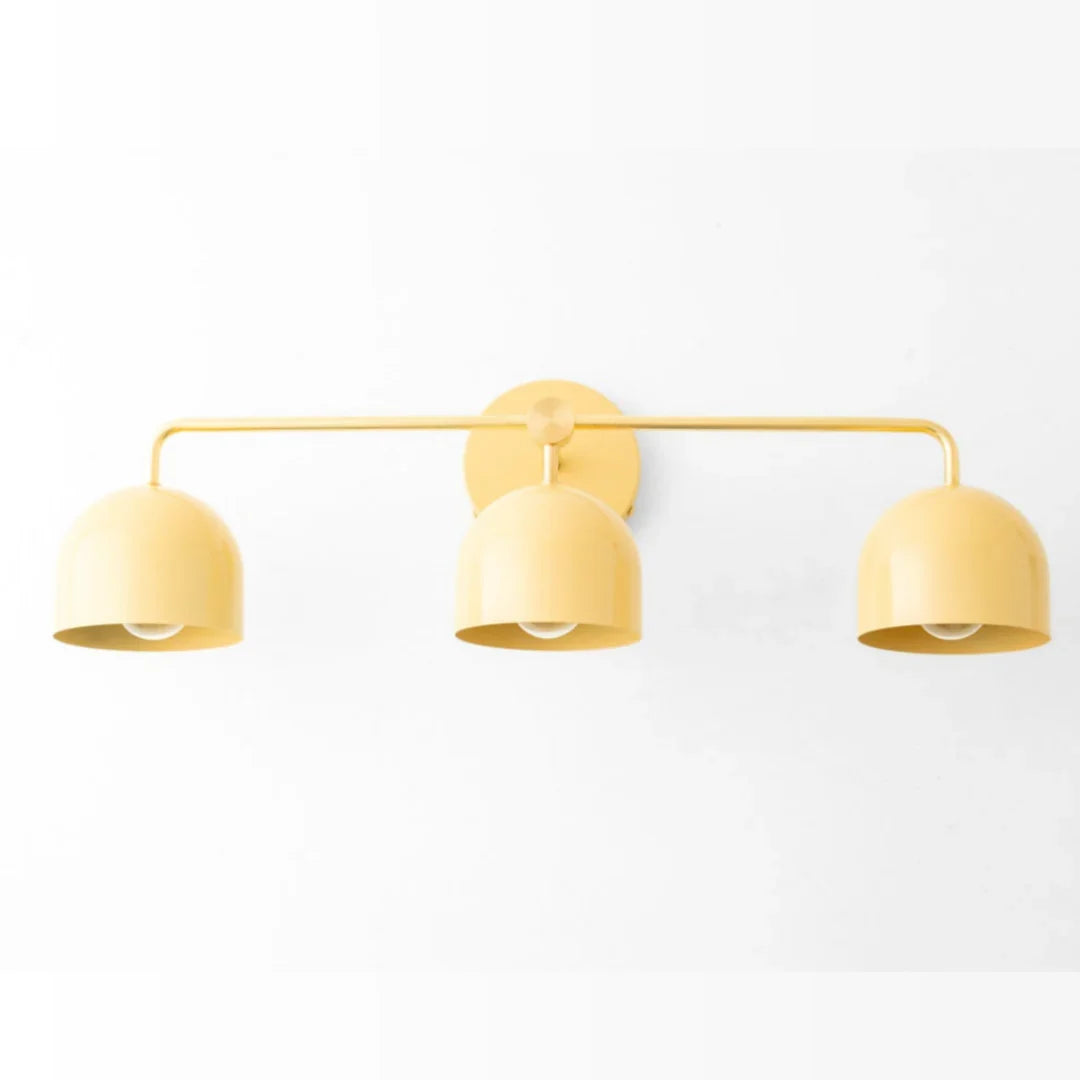 Wall Lamp Dome Shade Scandinavian Metal 2-3 Lights