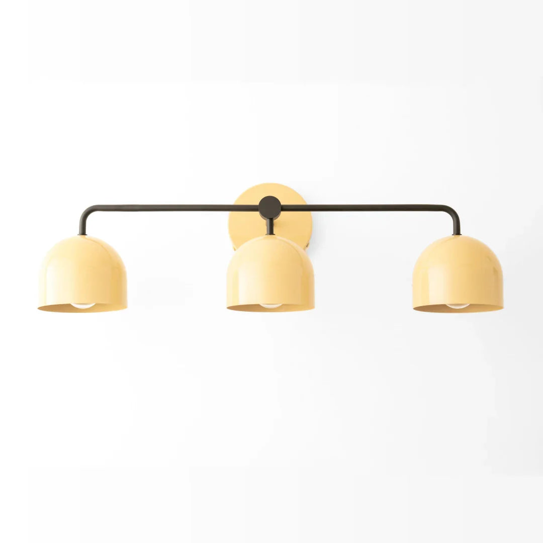 Wall Lamp Dome Shade Scandinavian Metal 2-3 Lights