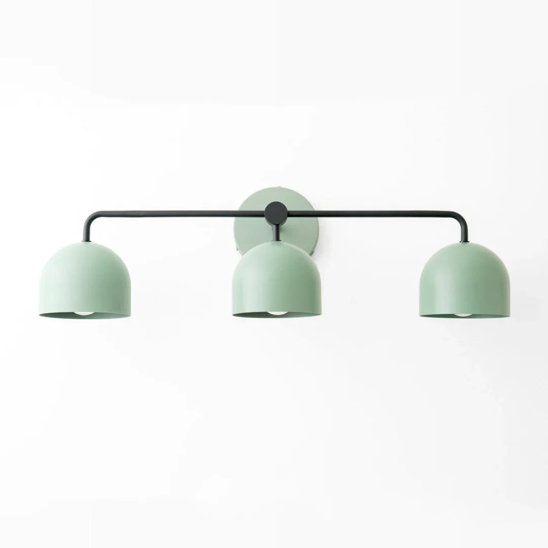 Wall Lamp Dome Shade Scandinavian Metal 2-3 Lights