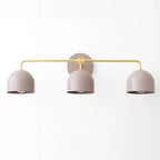 Wall Lamp Dome Shade Scandinavian Metal 2-3 Lights