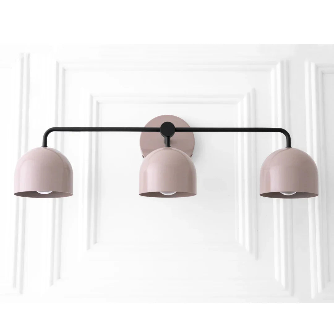 Wall Lamp Dome Shade Scandinavian Metal 2-3 Lights