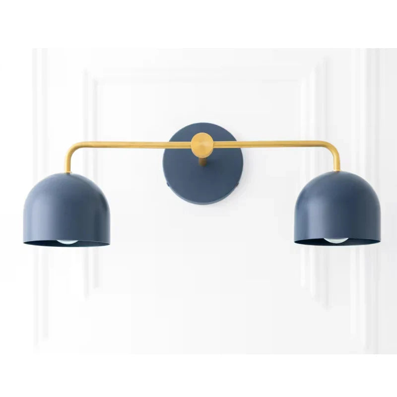 Wall Lamp Dome Shade Scandinavian Metal 2-3 Lights