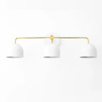 Wall Lamp Dome Shade Scandinavian Metal 2-3 Lights