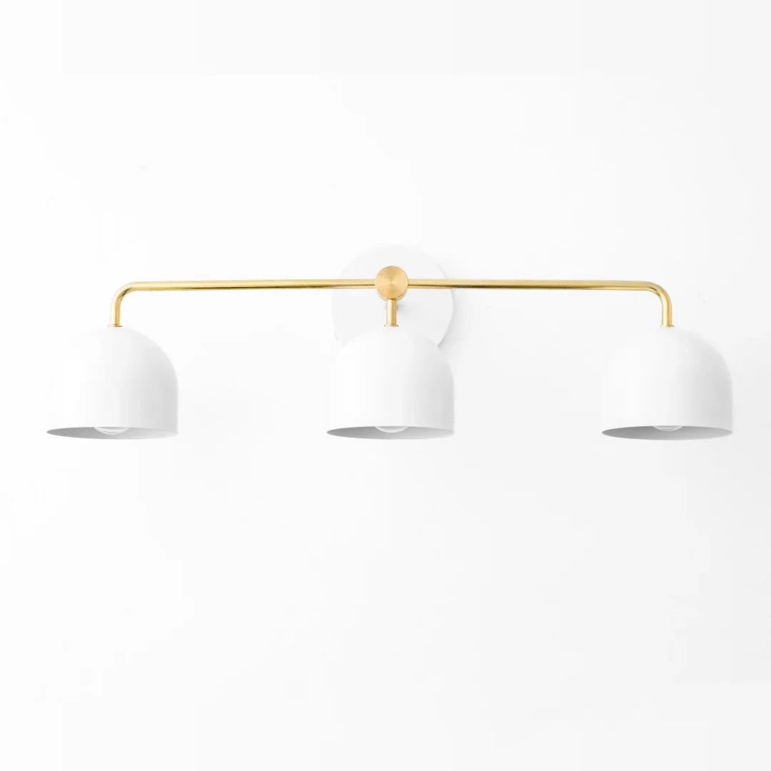 Wall Lamp Dome Shade Scandinavian Metal 2-3 Lights