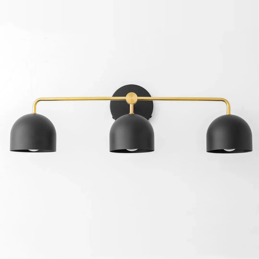 Wall Lamp Dome Shade Scandinavian Metal 2-3 Lights