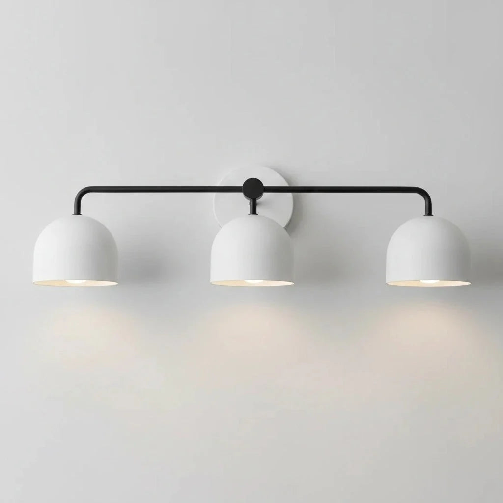 Wall Lamp Dome Shade Scandinavian Metal 2-3 Lights