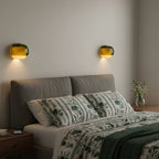 Wall Lamp Double Mushroom Glass Shade