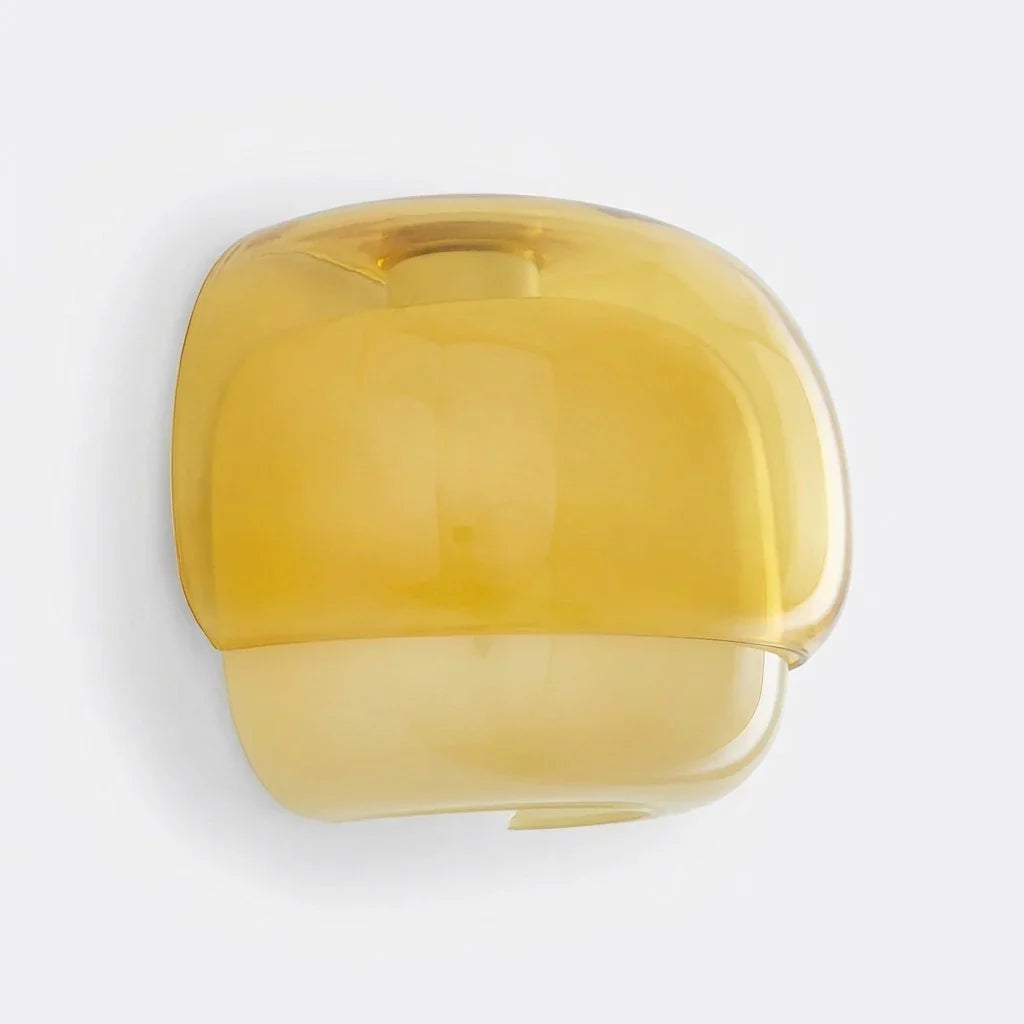 Wall Lamp Double Mushroom Glass Shade