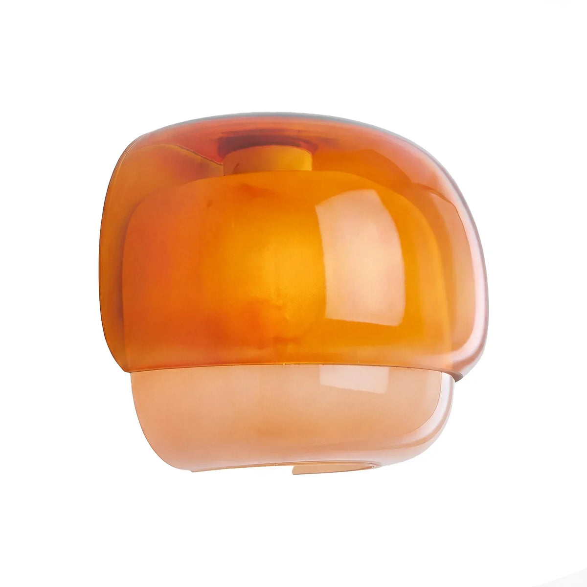 Wall Lamp Double Mushroom Glass Shade