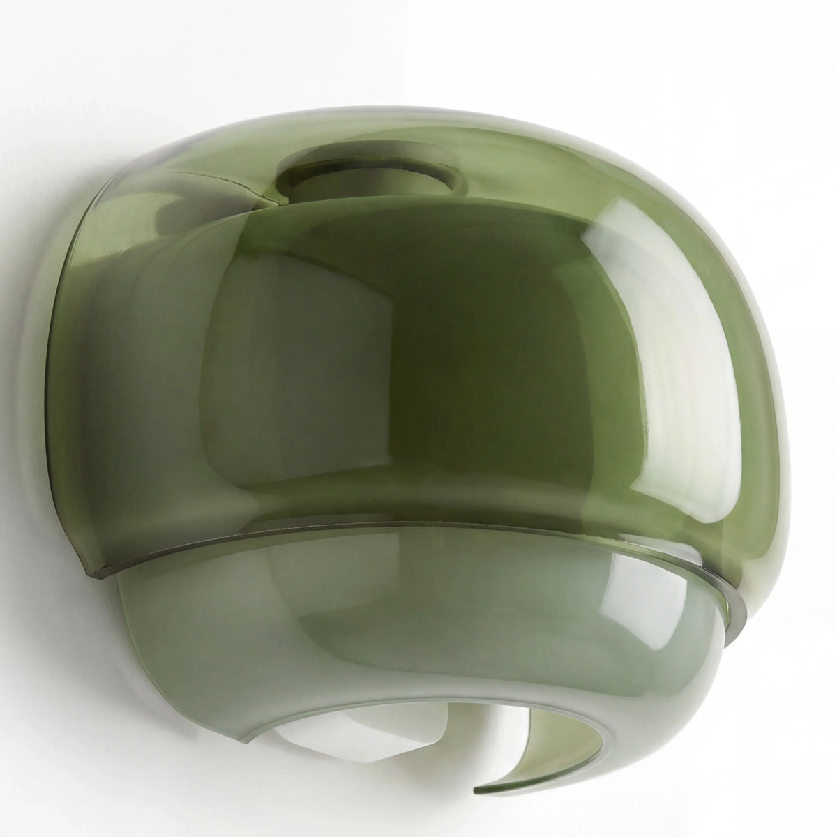 Wall Lamp Double Mushroom Glass Shade
