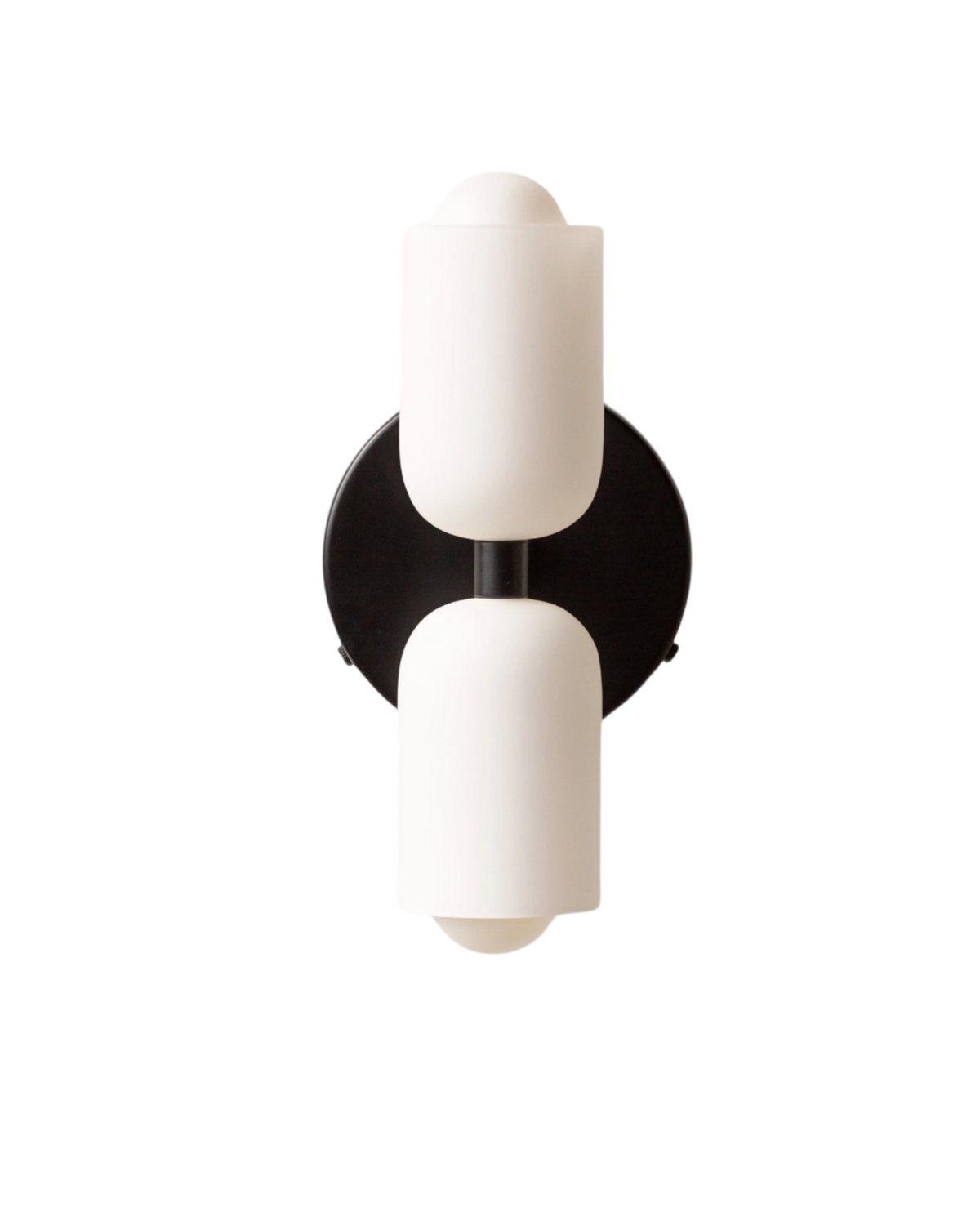 Wall Lamp Double Round Shades Soft Diffused Warm Light
