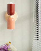 Wall Lamp Double Round Shades Soft Diffused Warm Light