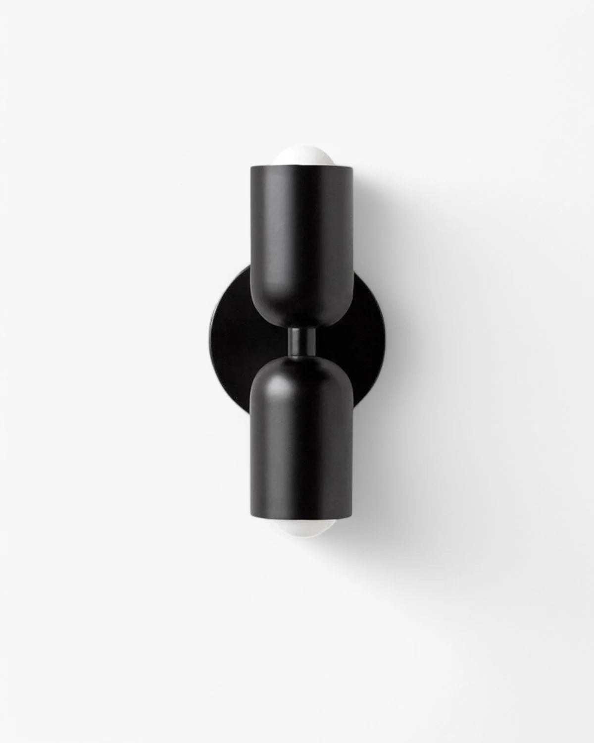 Wall Lamp Double Round Shades Soft Diffused Warm Light