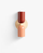 Wall Lamp Double Round Shades Soft Diffused Warm Light