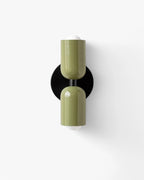 Wall Lamp Double Round Shades Soft Diffused Warm Light