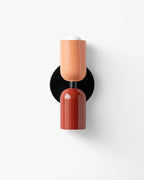 Wall Lamp Double Round Shades Soft Diffused Warm Light
