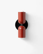 Wall Lamp Double Round Shades Soft Diffused Warm Light