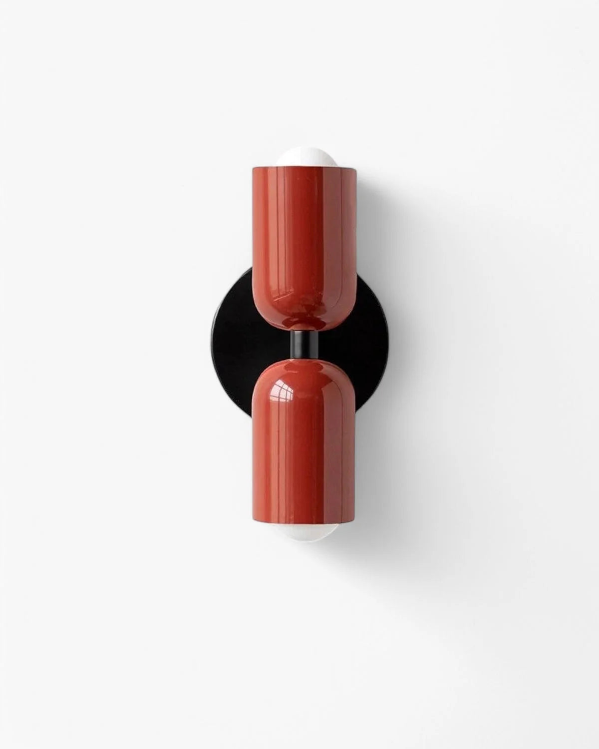 Wall Lamp Double Round Shades Soft Diffused Warm Light