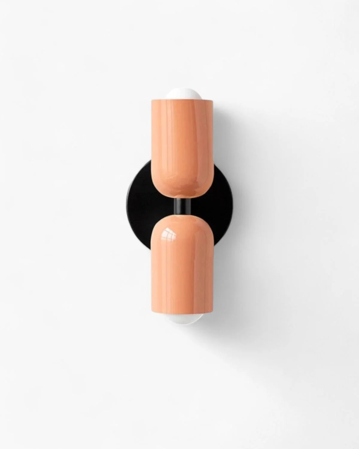 Wall Lamp Double Round Shades Soft Diffused Warm Light