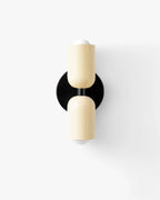 Wall Lamp Double Round Shades Soft Diffused Warm Light