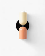 Wall Lamp Double Round Shades Soft Diffused Warm Light